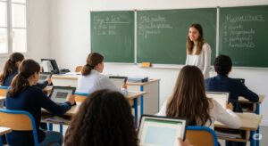 Tableaux noirs et tablettes : la révolution numérique de l'école française