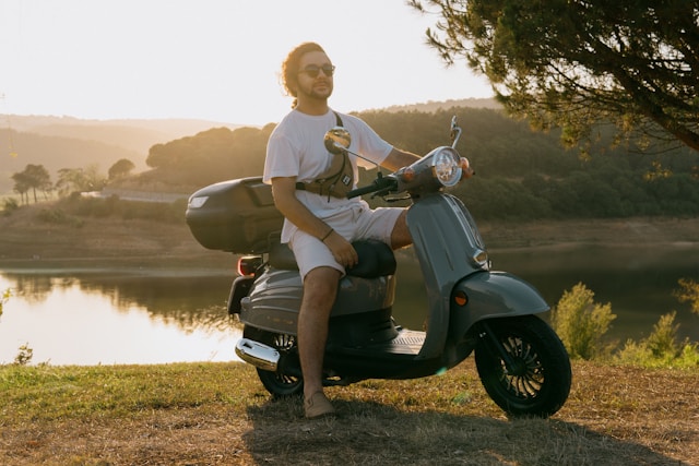voyage en scooter